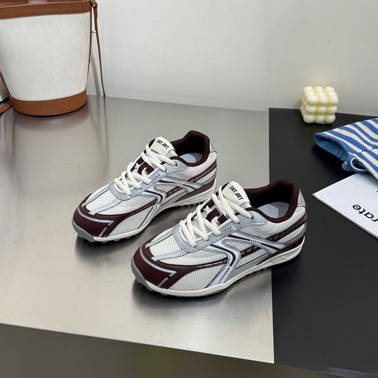 Damen sportliche Mesh-Sneaker mit dämpfender Sohle und atmungsaktivem Design R&B