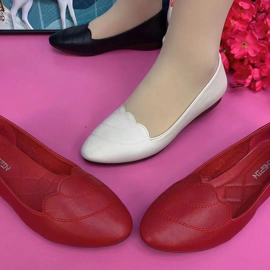 Damen Ballerina-Schuhe mit elegantem Obermaterial und komfortabler Sohle R&B