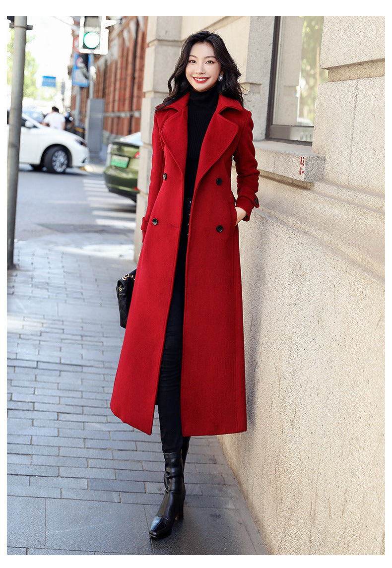 Damen luxuriöser Trenchcoat R&B
