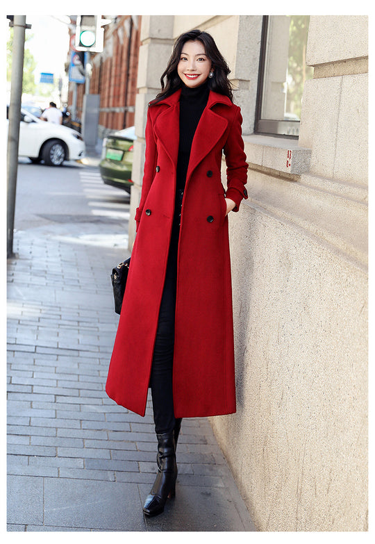 Damen luxuriöser Trenchcoat R&B