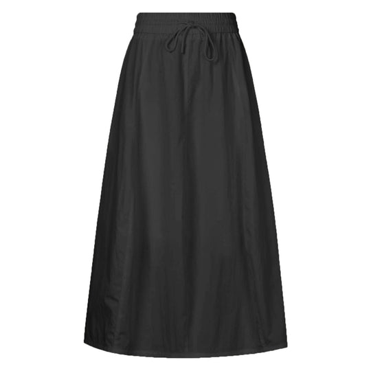 Damen maxilanger Rock mit elastischem Taillenbund und leichtem Material R&B