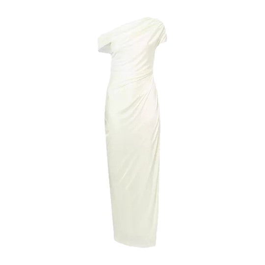 Damen Wickelkleid mit asymmetrischem Oberteil und eleganten Drapierungen R&B