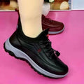 Damen Sportliche und bequeme Schnürsneaker mit dämpfender Sohle R&B