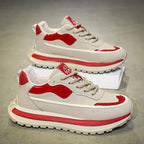 Damen Sportliche Sneaker mit dämpfender Profilsohle und modischen Akzenten EB