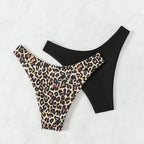 Damen Bikinihose mit sexy V-Ausschnitt und hohem Beinausschnitt R&B