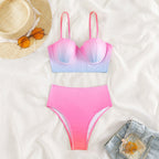 Damen Bikini-Oberteil mit Muschelform und hohem Bund R&B