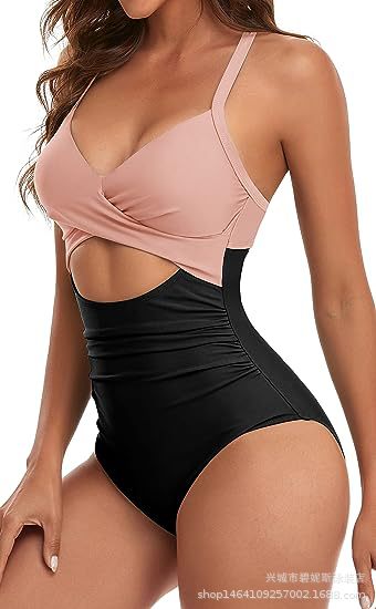 R&B | Hohler rückenfreier Bikini mit engen Trägern