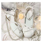 Damen elegante Sling Sandalen mit Schleifchen R&B