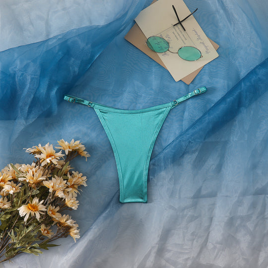 Damen Hochgeschnittener Bikini-Höschen mit elegantem Design R&B