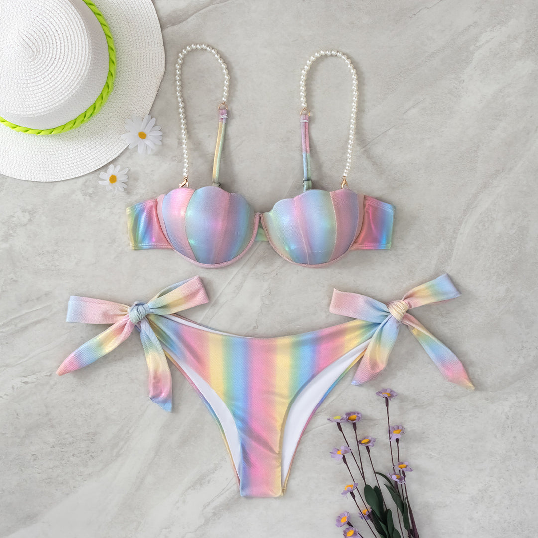 Damen Luxuriöser Bikini mit Muschel-Design R&B