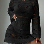 Damen modisches Häkelkleid R&B