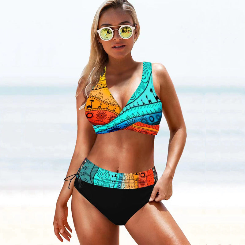 Damen Bikini-Set mit komfortablem Wickeldesign R&B