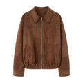 Damen lässige Echtjacke R&B
