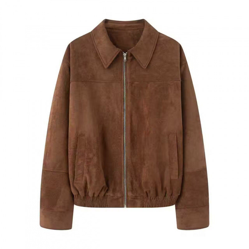 Damen lässige Echtjacke R&B