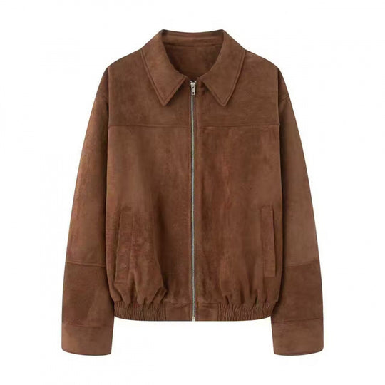 Damen lässige Echtjacke R&B