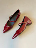 Damen elegante Ballerinas mit dekorativem Riemchen