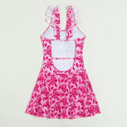 Damen Schwimmdress mit verspielten Rüschendetails R&B