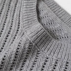 Damen Pullover im strukturierten Strickdesign R&B