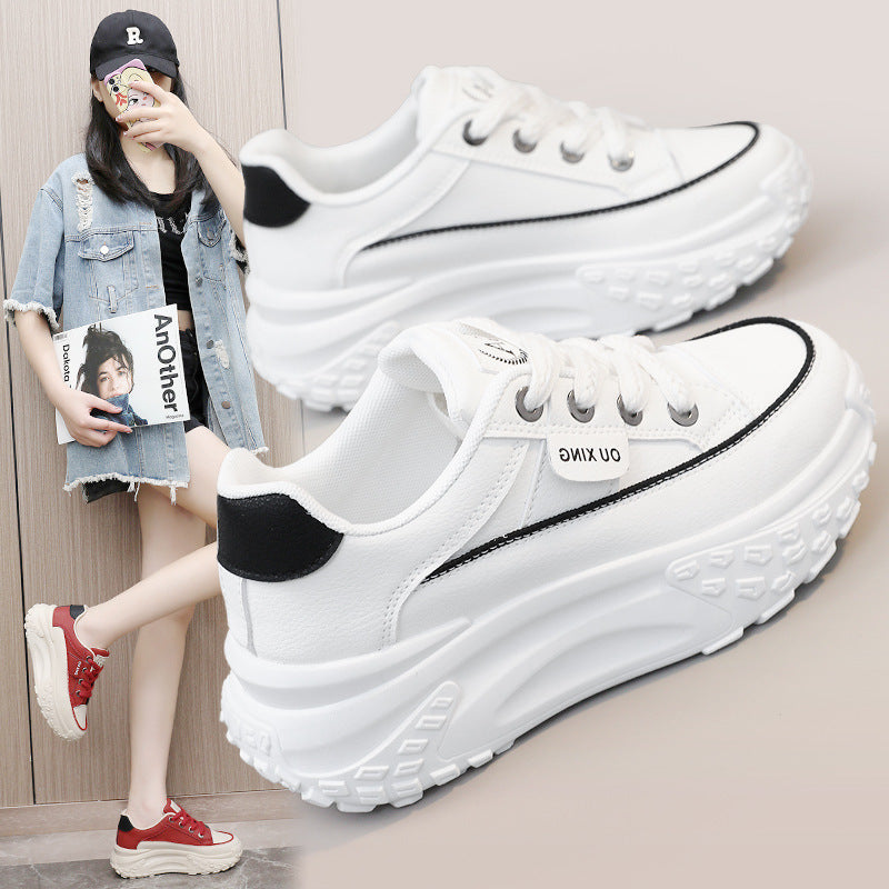 Damen Hochwertige Trend Sneakers mit dicker Profilsohle und sportlichem Design R&B