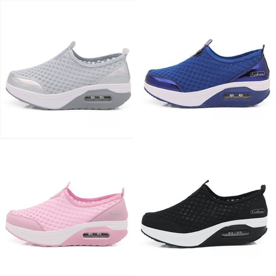 Damen Bequeme Slip-On Sneakers mit atmungsaktivem Obermaterial und dämpfendem Fußbett R&B