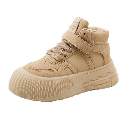 Damen Sportliche High-Top Sneakers mit praktischem Klettverschluss und strapazierfähigem Obermaterial R&B