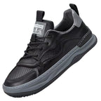 Herren Sportliche Freizeitschuhe aus atmungsaktivem Leder mit gepolsterter Sohle R&B