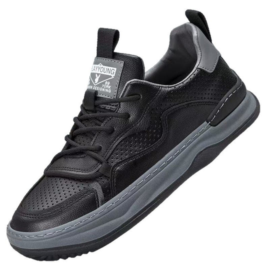 Herren Sportliche Freizeitschuhe aus atmungsaktivem Leder mit gepolsterter Sohle R&B