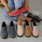 Damen komfortable Slipper mit robustem Profil und modischem Riemendesign R&B