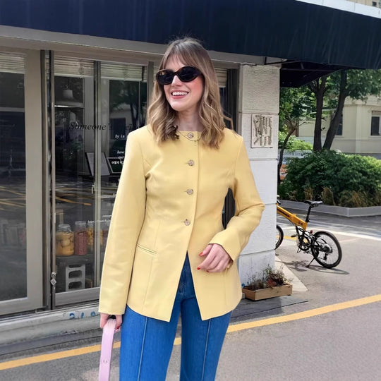Damen moderne Schnürjacke R&B