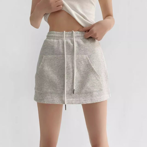Damen Sweatrock mit elastischem Bund und praktischen Seitentaschen R&B