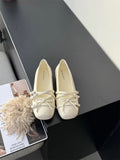 Damen elegante Ballerinas mit modischen Riemchen und komfortabler Sohle R&B