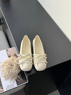 Damen elegante Ballerinas mit modischen Riemchen und komfortabler Sohle R&B