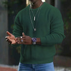 Herren stilvoller Strickpullover mit strukturiertem Design R&B