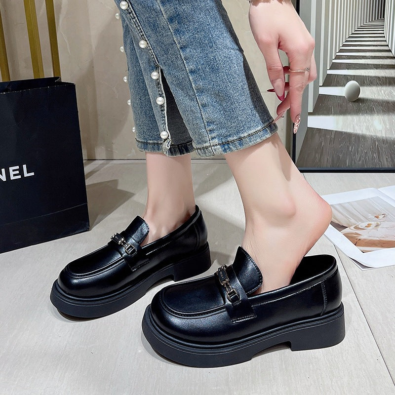 Damen Bequeme Mokassins mit modischen Schnallen-Details R&B