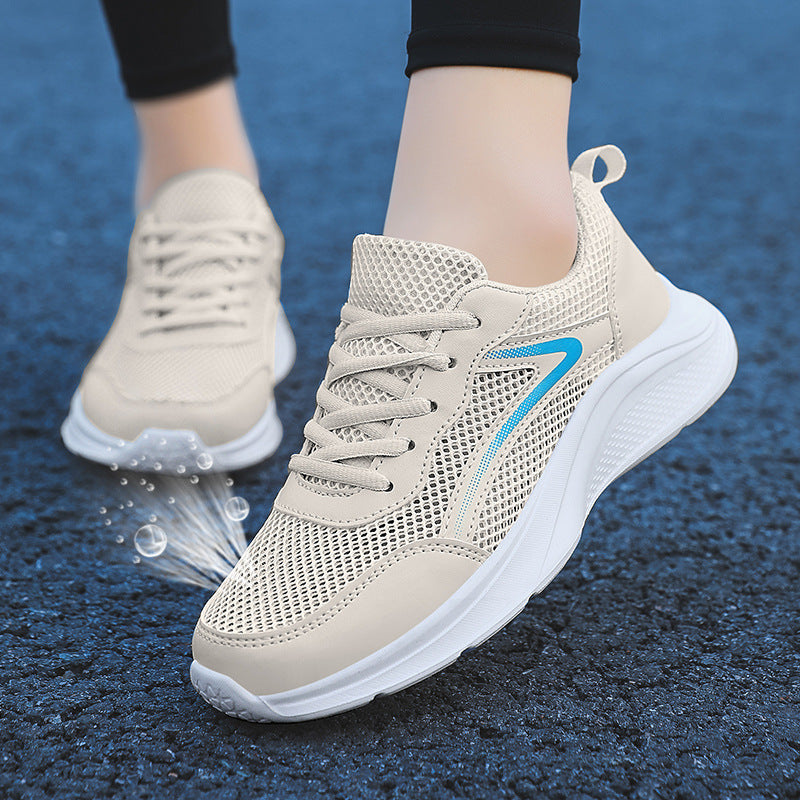 Damen Lauf- und Freizeitschuhe mit atmungsaktivem Mesh-Obermaterial und dämpfender Sohle R&B