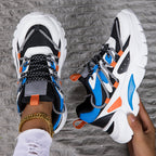 Damen Sportliche Chunky Sneaker mit atmungsaktivem Netzobermaterial