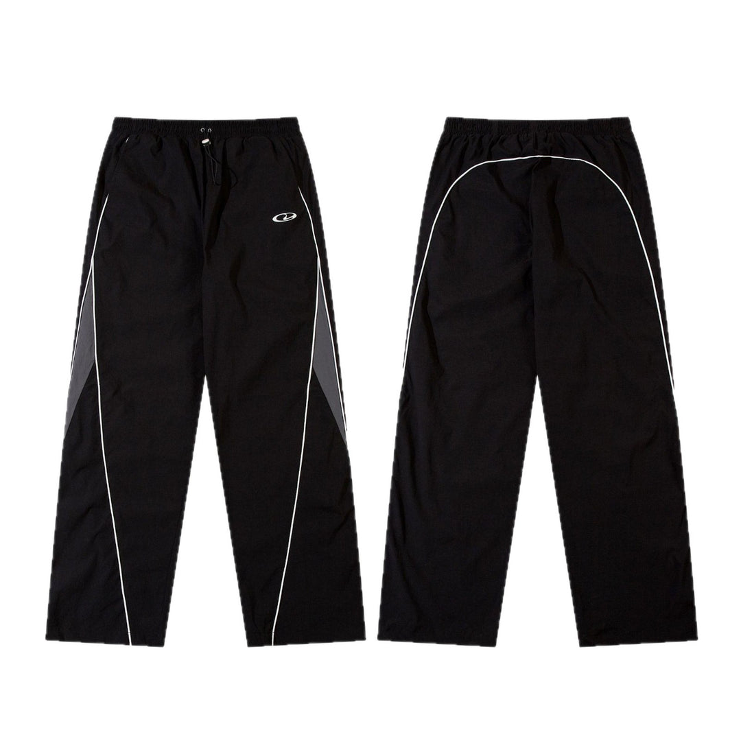 Herren nan sportliche Jogginghose mit elastischem Bund, seitlichen Kontrastpaspeln und geradem Schnitt R&B