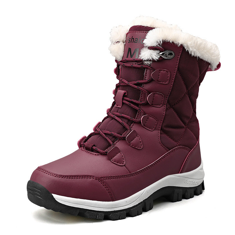 Damen Winterstiefel mit isolierender Fütterung und rutschfester Sohle R&B