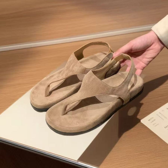 Damen Zehentrenner-Sandalen mit ergonomischem Fußbett und stilvollem Design R&B