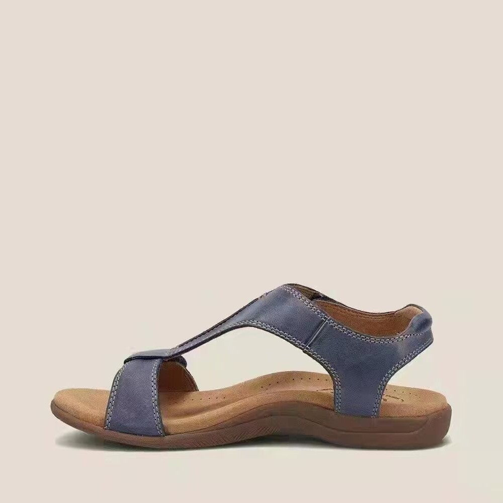 Damen Komfortable Riemensandaletten mit verstellbarem Riemen und ergonomischem Fußbett R&B