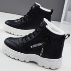 Damen Wärmende Winterstiefel mit rutschfester Sohle und gemütlichem Futter R&B