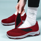 Damen Sportliche Slip-On Sneakers mit strapazierfähigem Mesh-Obermaterial R&B