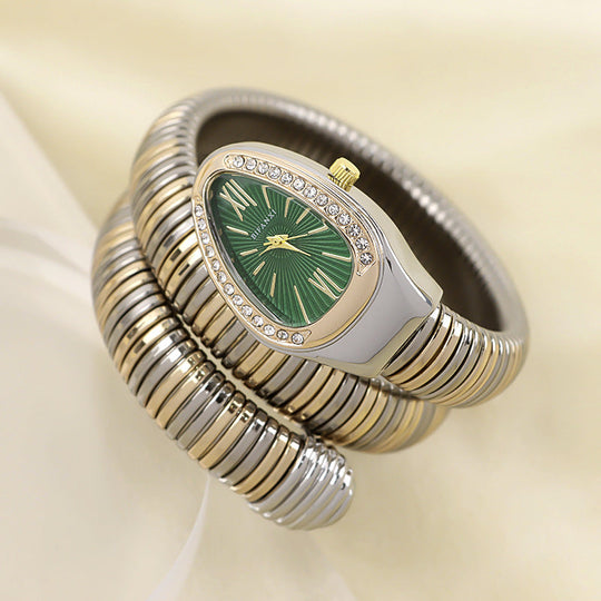 R&B | Schlangenuhr mit Quarzbewegung und Persönlichem Armband