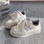 Damen Bequeme Sneakers mit verstärkter Sohle und stilvollem Design