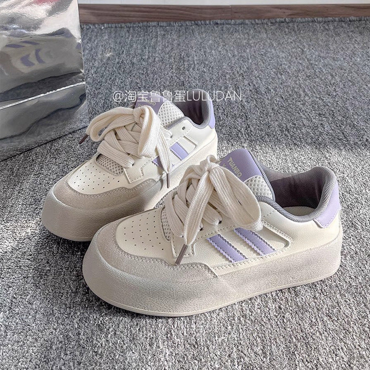 Damen Bequeme Sneakers mit verstärkter Sohle und stilvollem Design