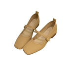 Damen Ballerinas mit elegantem Riemchen und hochwertiger Oberflächenstruktur R&B