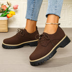 Damen Schnürschuhe mit rutschfester Profilsohle und komfortabler Polsterung R&B