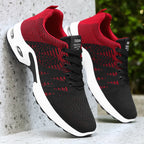 Damen Sportliche Sneaker mit atmungsaktivem Mesh-Obermaterial und dämpfender Sohle R&B