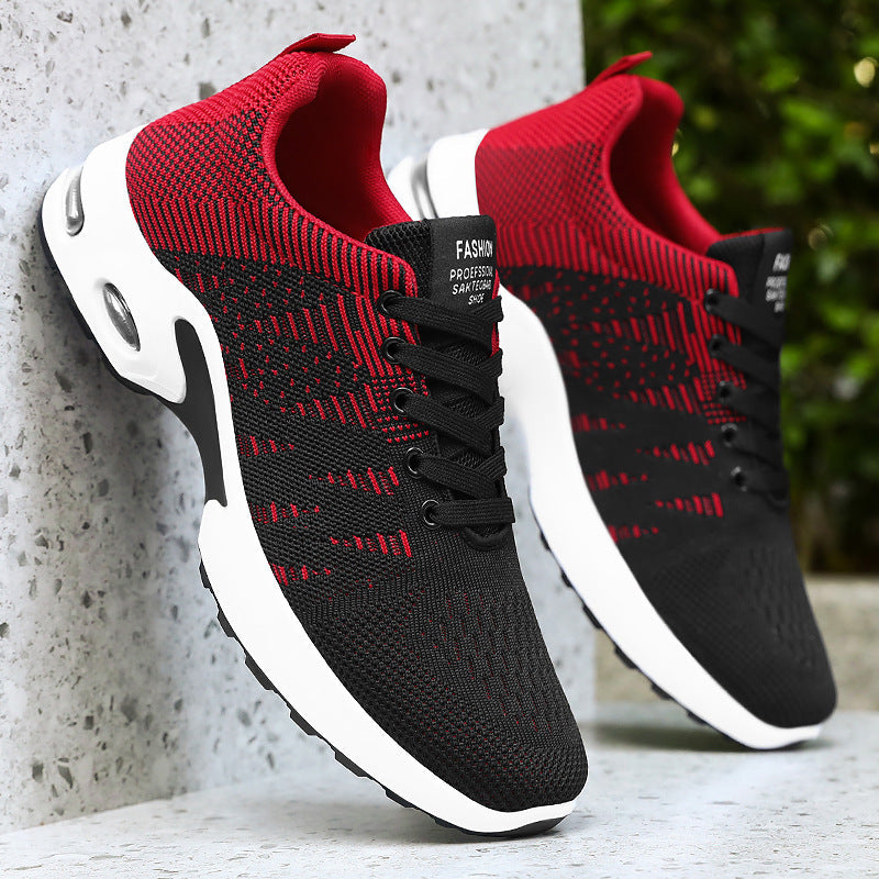 Damen Sportliche Sneaker mit atmungsaktivem Mesh-Obermaterial und dämpfender Sohle R&B