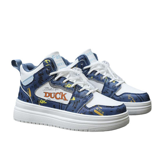 Damen Hohe Sneaker mit trendigem Print und gepolsterter Sohle R&B